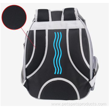 Portable transparent backpack pet expandable folding cat bag